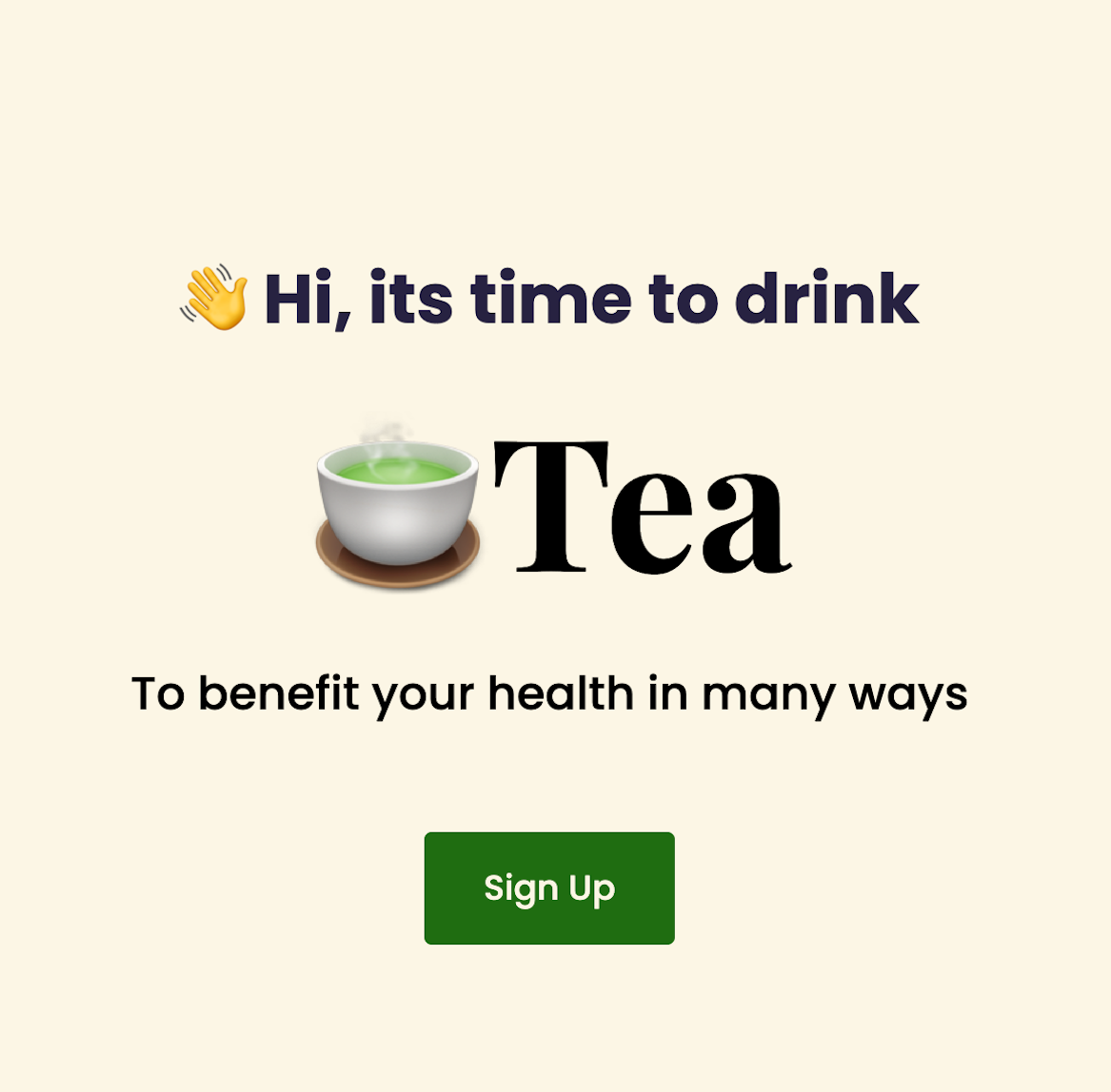 Tea project preview